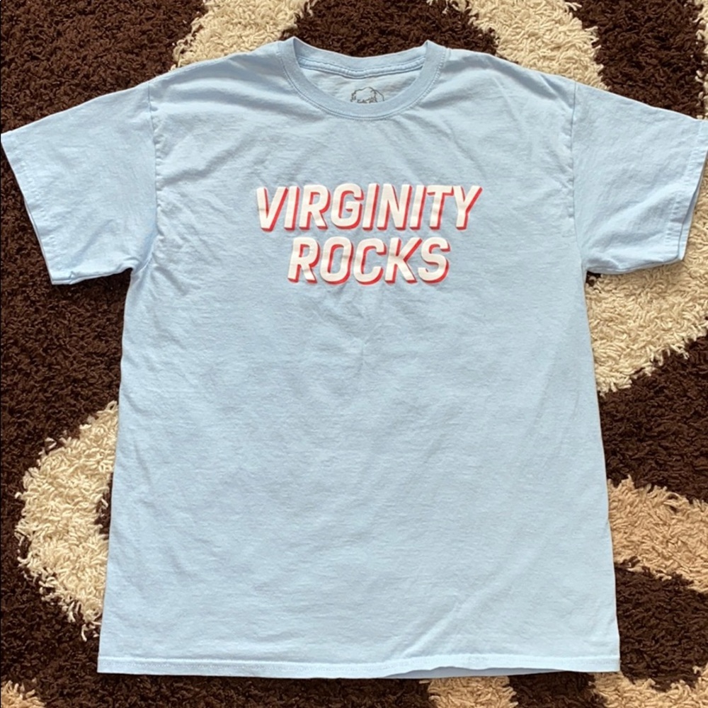 Danny Duncan VIRGINITY ROCKS Tee! Size Large!
